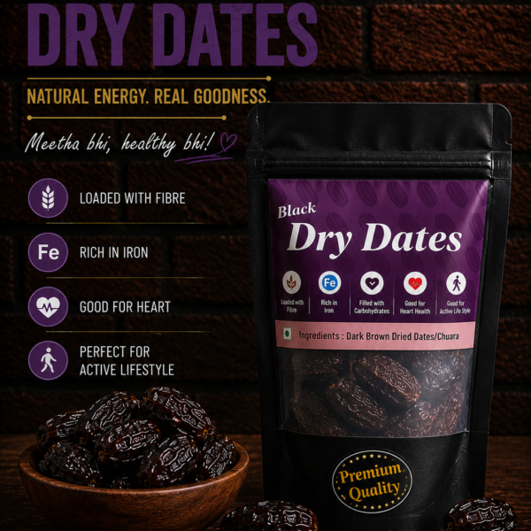 Dry Black Dates