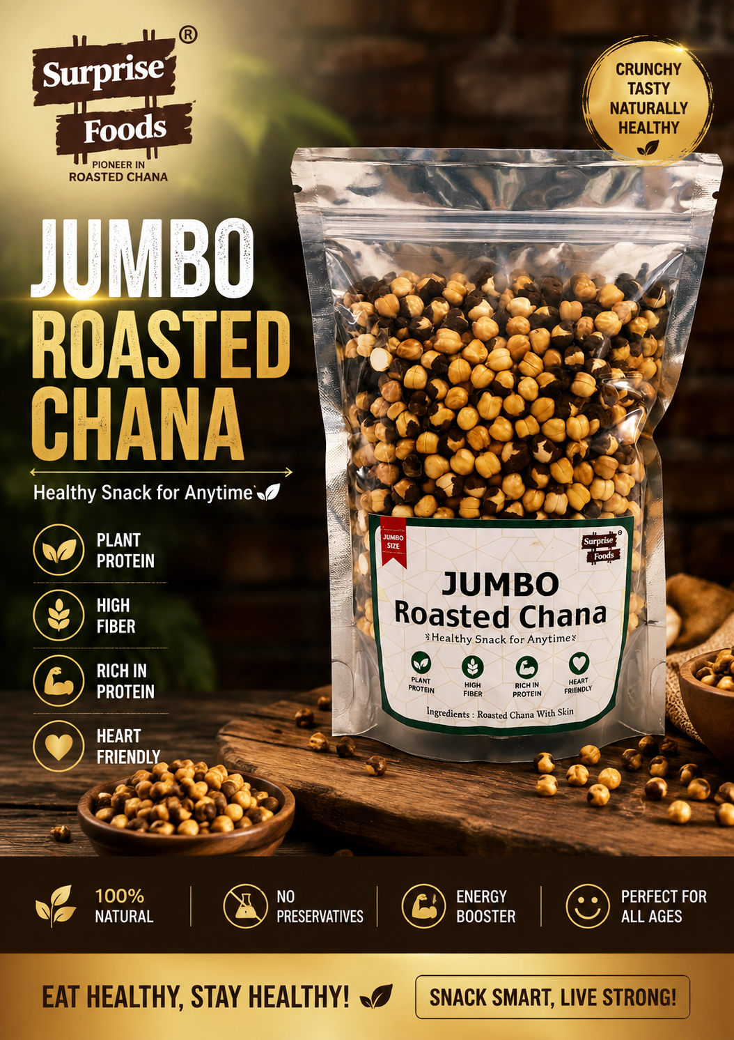 Roasted Chana Black