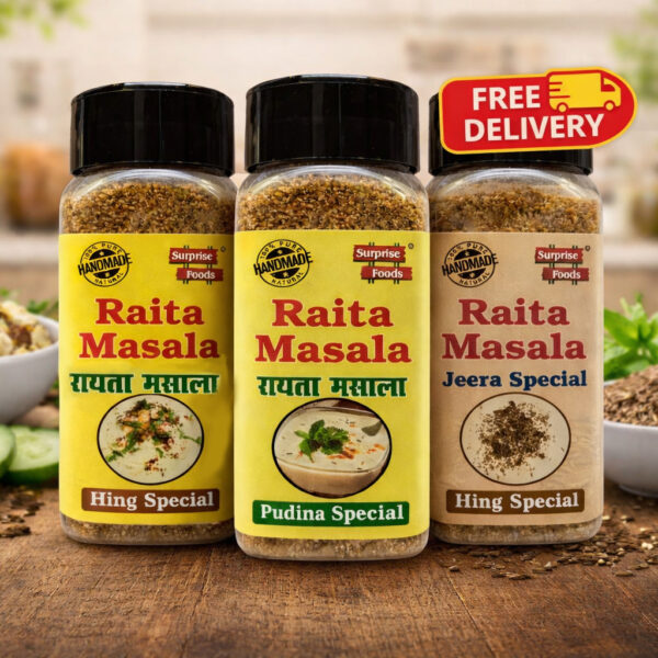 Raita Masala Value Combo Pack (Pudina + Hing + Jeera)