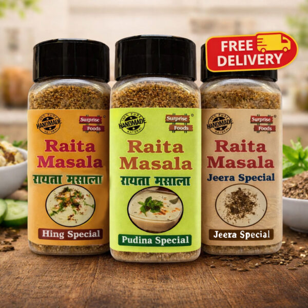 Raita Masala Value Combo Pack (Pudina + Hing + Jeera)