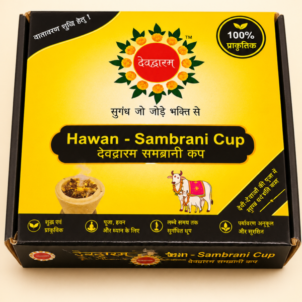 Devdwaram Hawan – Sambrani Cup (Pack of 12)